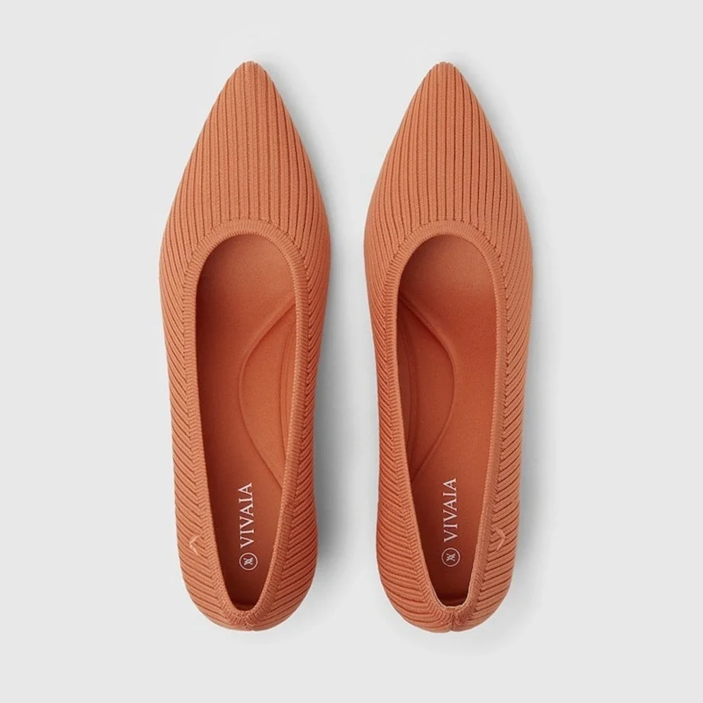 VIVAIA Pointed-Toe Striped Wedge‎ EU 37.5 / US 7